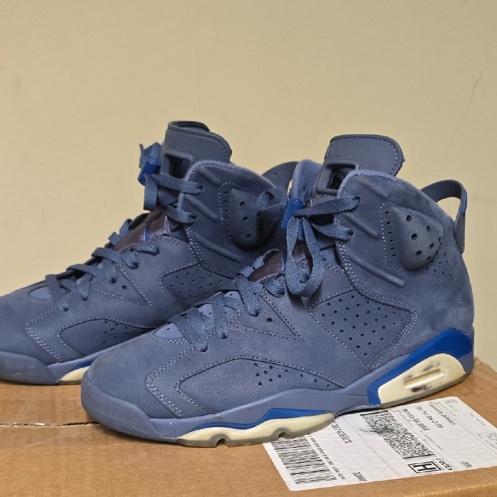 Blue High-Top Sneakers